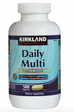Kirkland Signature Daily Multi Vitamins & Minerals Tablets